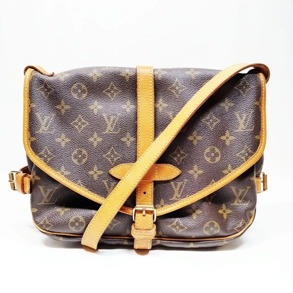 Louis Vuitton Saumur 30 Brown Monogram Crossbody Bag mon715-102825